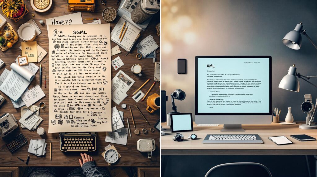 découvrez les principales différences entre sgml et xml dans cet article détaillé. apprenez comment ces langages de balisage se distinguent par leur syntaxe, leur flexibilité et leurs applications, et trouvez le format le plus adapté à vos besoins en gestion de données.