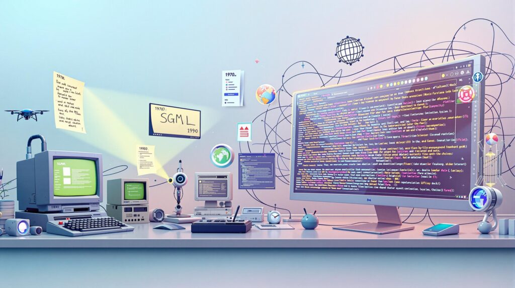 découvrez l'évolution fascinante de sgml depuis sa création, en explorant son impact sur les standards de documentation, les nouvelles technologies et son rôle dans le développement des formats de données modernes.