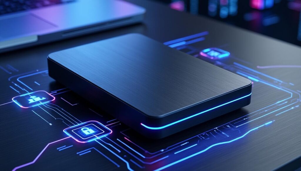 assurez la sécurité de vos données sensibles grâce à la fiabilité et à la capacité de stockage optimale de notre disque dur externe.